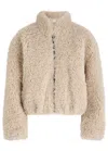 Isabel Marant Étoile Anasta Faux-fur Jacket In Ecru
