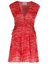 Isabel Marant Étoile Anawa' Red Viscose Dress