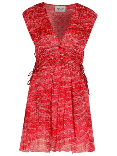 Isabel Marant Étoile Anawa' Red Viscose Dress