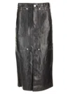 Isabel Marant Étoile Marant Etoile Angele Midi Skirt In Black