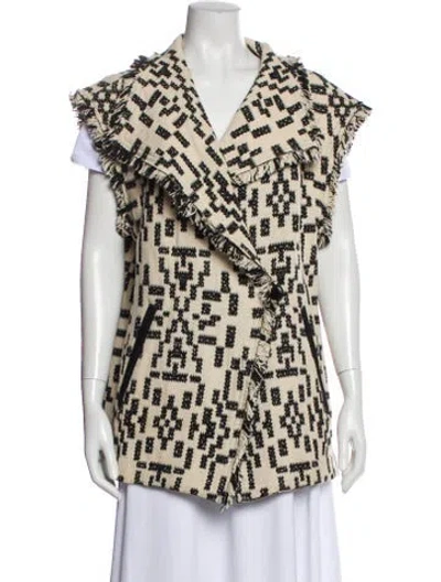 Pre-owned Isabel Marant Étoile Animal Print Vest In Neutral