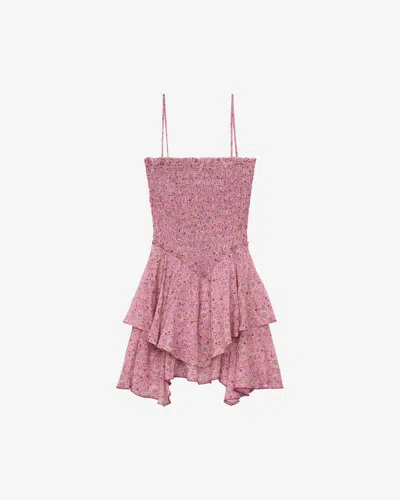 Isabel Marant Étoile Anka Dress In Pink