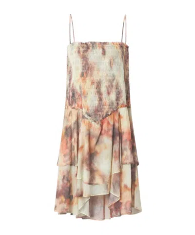 Isabel Marant Etoile Isabel Marant Étoile Anka Asymmetric Hem Mini Dress In Multi