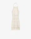 Isabel Marant Étoile Off-white Aralia Minidress In Ecru