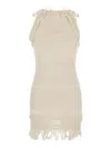 Isabel Marant Étoile Off-white Aralia Minidress In Neutrals