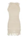 Isabel Marant Étoile Off-white Aralia Minidress In White