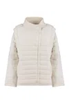 Isabel Marant Étoile Ecru Padded Jacket With Removable Sleeves For Women In Ecru