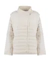 Isabel Marant Étoile Ecru Padded Jacket With Removable Sleeves For Women In White