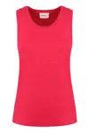 Isabel Marant Étoile Sleeveless Arielle Tank Top With Round Neck In Red