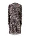 Isabel Marant Étoile Arone Patterned Dress In Black