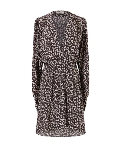 Isabel Marant Étoile Arone Patterned Dress In Black