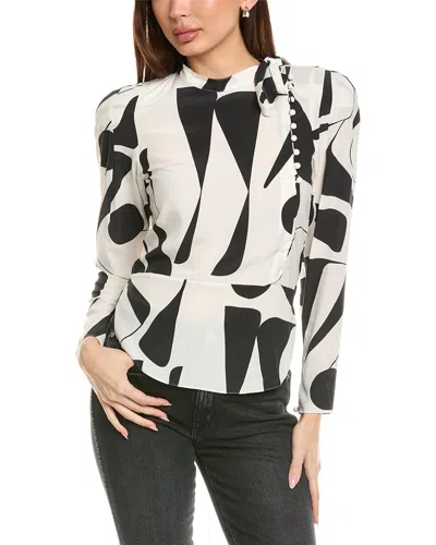 Isabel Marant Étoile Isabel Marant E'toile Artus Silk-blend Blouse In White