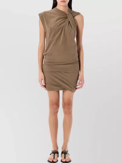 Isabel Marant Étoile Isabel Marant Etoile Leany Mini Dress In Brown
