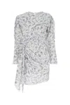 Isabel Marant Étoile Isabel Marant Etoile Printed Viscose Dolce Dress In Ecru