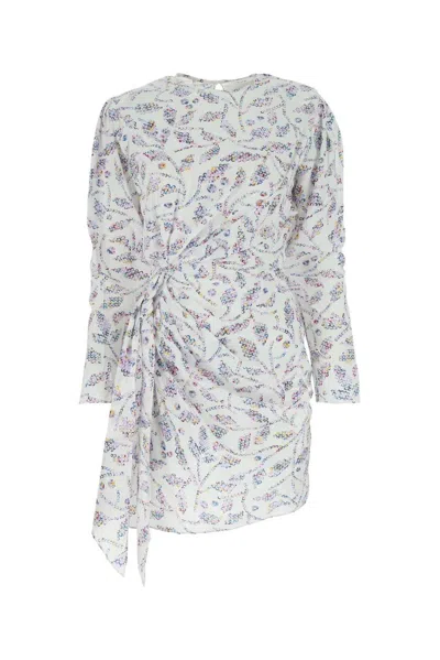 ISABEL MARANT ÉTOILE ASYMMETRIC LONG SLEEVED MINI DRESS