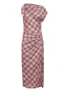 Isabel Marant Étoile Asymmetric Tied Maxi Dress In Multi