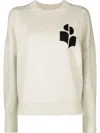 Isabel Marant Étoile Marant Etoile Marisans Sweater With Logo Intarsia In Grey