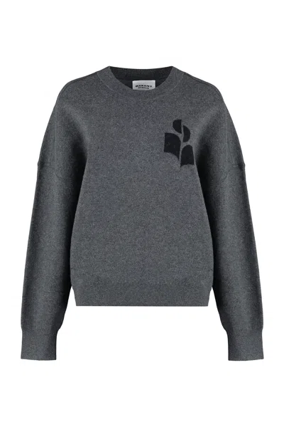 ISABEL MARANT ÉTOILE ISABEL MARANT ETOILE ATLEE LONG SLEEVE CREW-NECK SWEATER