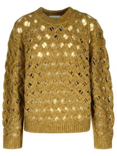 ISABEL MARANT ÉTOILE 'AURELIA' BEIGE ACRYLIC BLEND SWEATER