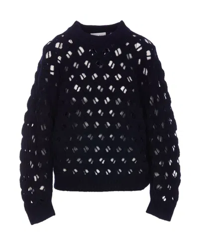 ISABEL MARANT ÉTOILE 'AURELIA' BLUE CREWNECK SWERATER