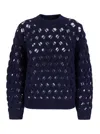 Isabel Marant Étoile 'aurelia' Blue Crewneck Swerater In Blue