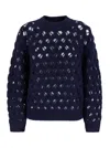 Isabel Marant Étoile 'aurelia' Blue Crewneck Swerater In Multi