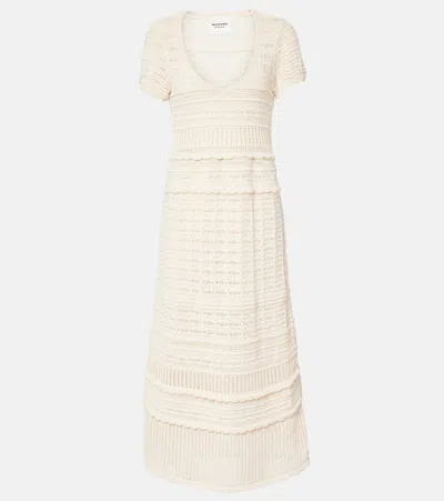 ISABEL MARANT ÉTOILE AURORE KNITTED COTTON MIDI DRESS