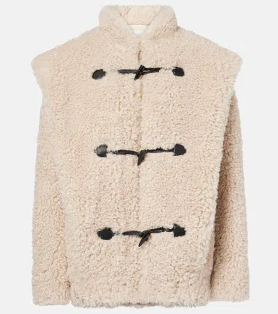 Isabel Marant Étoile Avalia Faux-fur Coat In White
