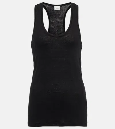 Isabel Marant Étoile Avien Linen Tank Top In Black