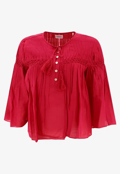 Isabel Marant Étoile Axeliana Cropped Blouse