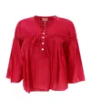 ISABEL MARANT ÉTOILE AXELIANA PLEATED BLOUSE