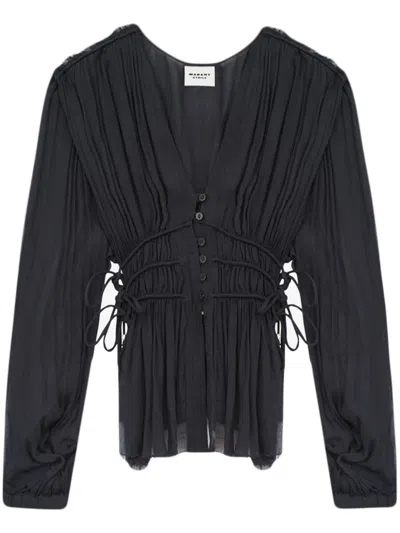 Isabel Marant Étoile Axeline Top In Black
