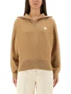 Isabel Marant Étoile "axelle" Jersey In Brown