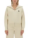 Isabel Marant Étoile "axelle" Jersey In Neutral