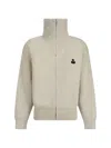 Isabel Marant Étoile Ross Zip Sweatshirt In Light Grey