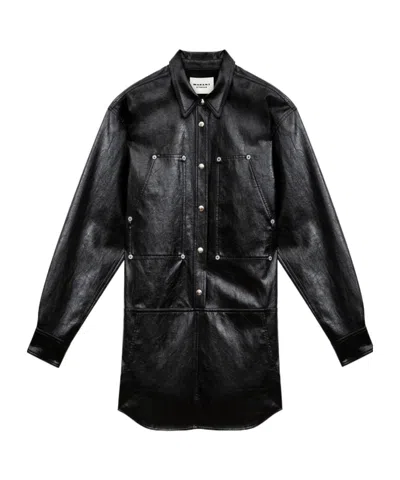 ISABEL MARANT ÉTOILE ISABEL MARANT ÉTOILE AYALI PRESS-STUD FASTENED MINI DRESS