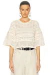 Isabel Marant Étoile Oberteil Frizy In Ecru
