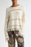 Isabel Marant Étoile Off-white Azilis Sweater In Ecru