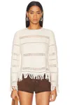 Isabel Marant Étoile Off-white Azilis Sweater In Ecru