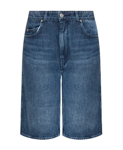 Isabel Marant Étoile Balina Denim Shorts In Blue