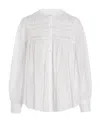 Isabel Marant Étoile Plalia Oversized Cotton Blouse In White