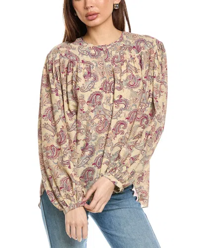 Isabel Marant Étoile Isabel Marant E'toile Banessa Silk Blouse In Multi