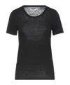 Isabel Marant Étoile Basic Solid-color T-shirt In Black