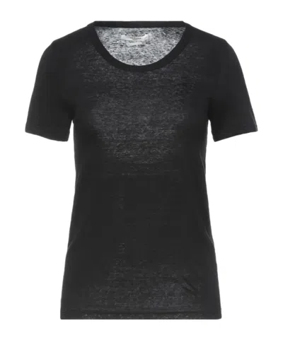 Isabel Marant Étoile Basic Solid-color T-shirt In Black