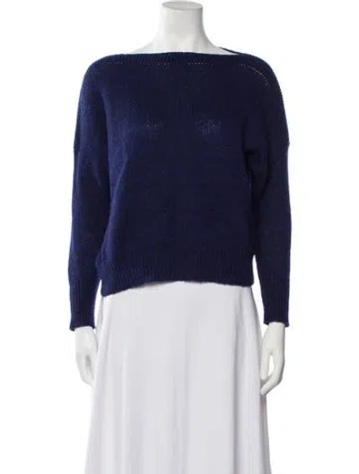 Pre-owned Isabel Marant Étoile Bateau Neckline Sweater In Blue