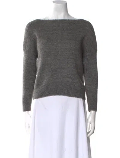 Pre-owned Isabel Marant Étoile Bateau Neckline Sweater In Grey