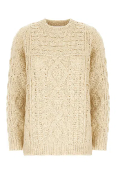 ISABEL MARANT ÉTOILE BEIGE ACRYLIC BLEND SWEATER