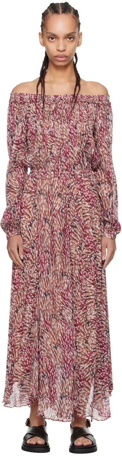 Isabel Marant Étoile Volga Dress In 40ry Raspberry