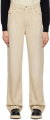 Isabel Marant Étoile Beige Bymara Jeans In 23ec Ecru