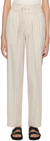 Isabel Marant Étoile Beige Celia Trousers In 90be Beige